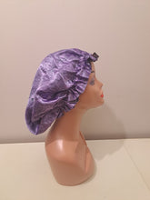 Load image into Gallery viewer, Satin Lined Hair Bonnet for Natural Hair