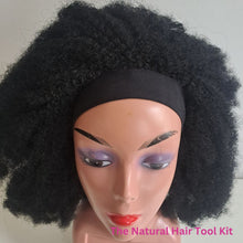 Load image into Gallery viewer, Head Band Natural Hair Wig Kinky Curly Afro Wig