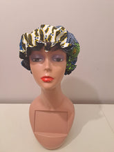 Load image into Gallery viewer, Satin Lined Hair Bonnet for Natural Hair
